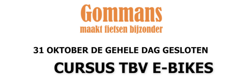 Pop-up Gommans Cursus